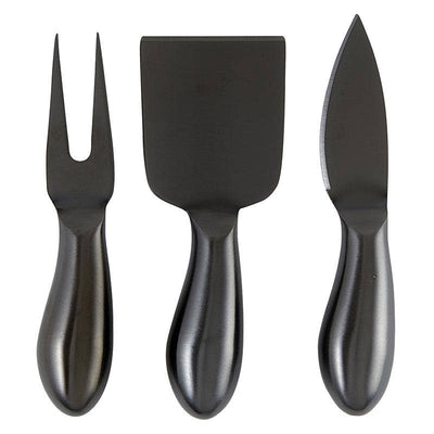 Matte Black Cheese Knives