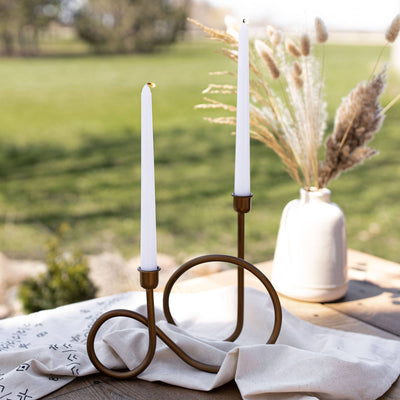 Sculptural Taper Candle Holder