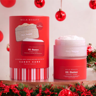Candy Cane Body Scrub + Body Butter Holiday Gift Set - Swon & Company