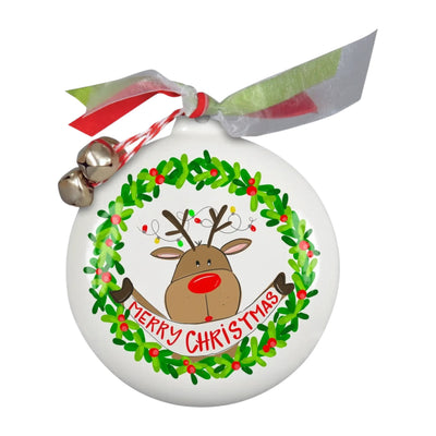 Merry Reindeer Ornament