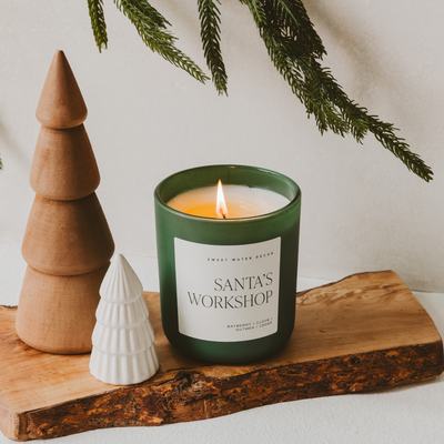 Santa's Workshop Candle