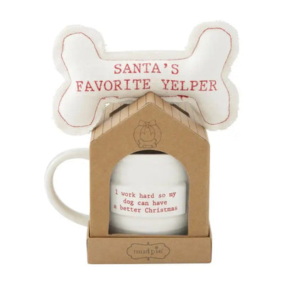 Santa's Favorite Dog Toy and Mug Set - Swon & Company