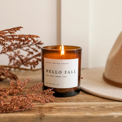 Hello Fall Candle - Swon & Company