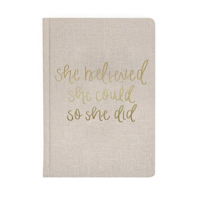 "She Believed She Could" Journal - Swon & Company