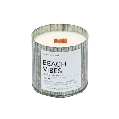 Beach Vibes Rustic Farmhouse Candle - Swon & Company