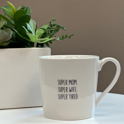 Cafe Mug-Super Mom/Wife/Tired - Swon & Company